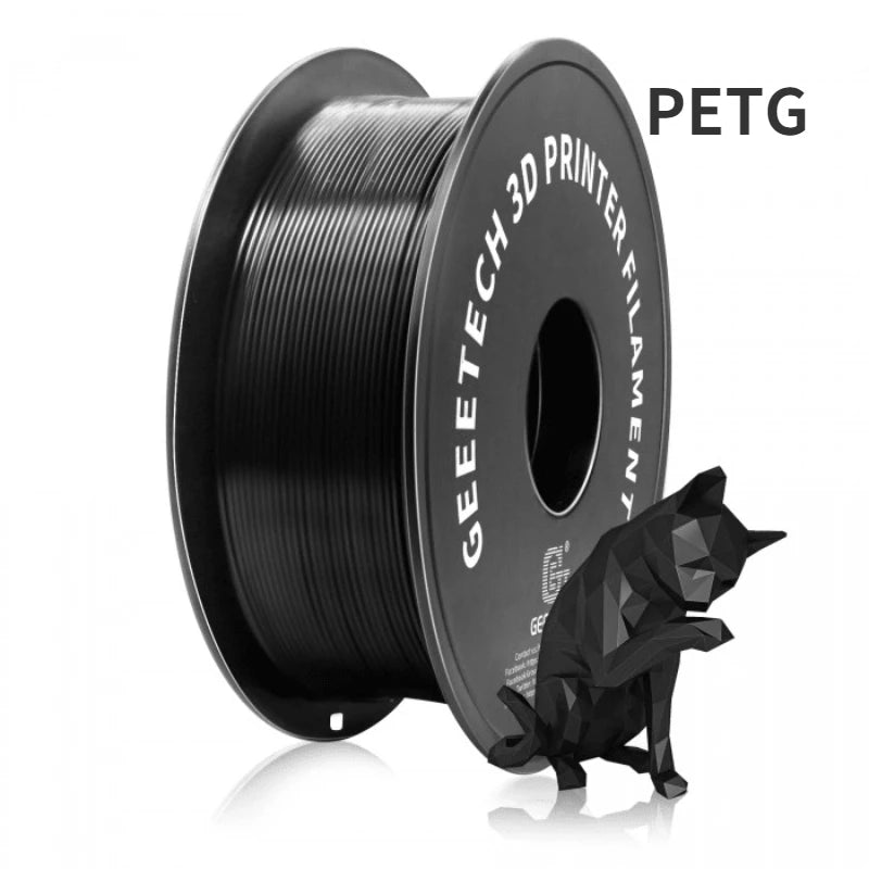 Geeetech 3d printer Filament PLA PETG Plastic 1kg 1.75mm,Tangle-Free, 3d printing wire materials, black, white, vacuum packaging