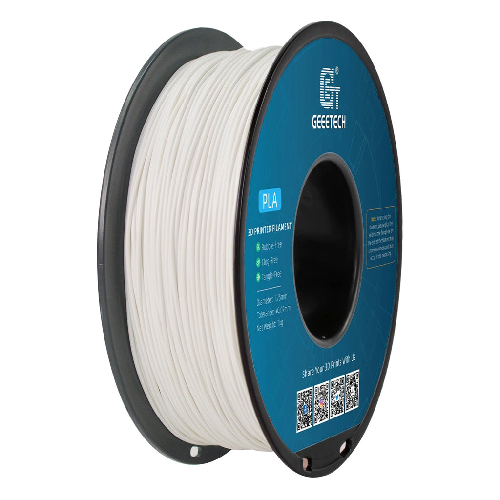 Geeetech 3d printer Filament PLA PETG Plastic 1kg 1.75mm,Tangle-Free, 3d printing wire materials, black, white, vacuum packaging